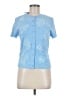 Zara Blue Short Sleeve Blouse Size M - photo 1