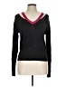 Joseph A. Color Block Black Pullover Sweater Size L - photo 1