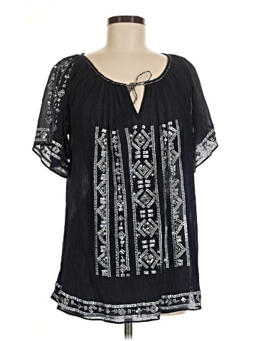 Calypso St. Barth Short Sleeve Blouse (view 1)