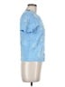 Zara Blue Short Sleeve Blouse Size M - photo 4