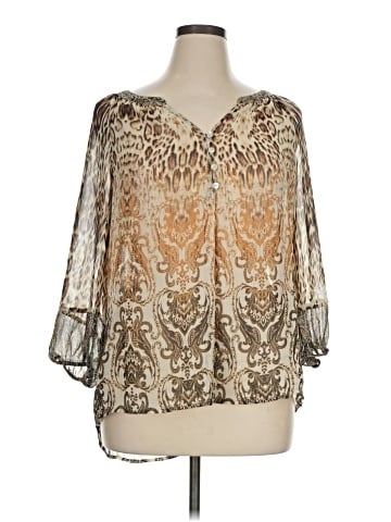 New Directions 3/4 Sleeve Blouse (view 1)