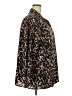 White Stag Animal Print Brown 3/4 Sleeve Blouse Size 4X - photo 4