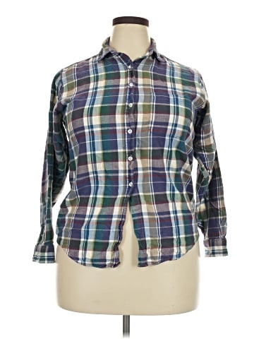 L.L.Bean Long Sleeve Button-Down Shirt (view 1)