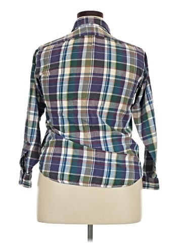 L.L.Bean Long Sleeve Button-Down Shirt (view 2)
