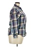 L.L.Bean 100% Cotton Plaid Blue Long Sleeve Button-Down Shirt Size XXL - photo 4