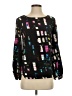 Amanda Uprichard 100% Polyester Black Long Sleeve Blouse Size S - photo 1