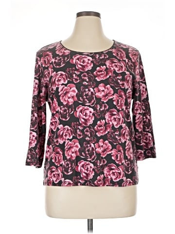 Karen Scott 3/4 Sleeve T-Shirt (view 1)