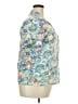 Blair Floral Blue Short Sleeve Blouse Size XXL (estimated) - photo 4
