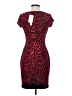 Cache Animal Print Red Cocktail Dress Size S - photo 2