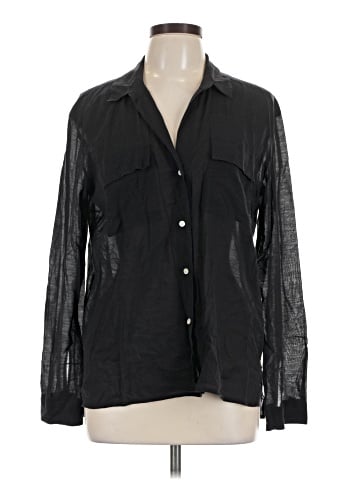 James Perse Long Sleeve Blouse (view 1)