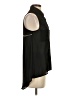 Sans Souci 100% Polyester Black Sleeveless Blouse Size S - photo 4