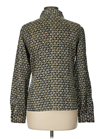 Express Long Sleeve Silk Top (view 2)