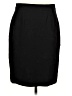 Laurel 100% Wool Solid Black Wool Skirt Size 10 - photo 1