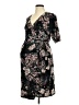 Maurices Floral Black Cocktail Dress Size Med Maternity - photo 1