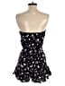 Bebop 100% Rayon Floral Black Romper Size S - photo 2