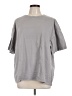 Rae Mode Solid Gray Short Sleeve T-Shirt Size L - photo 1