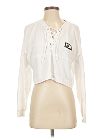 Victoria's Secret Pink Long Sleeve Henley (view 1)