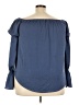 Belle + Sky 100% Polyester Blue 3/4 Sleeve Blouse Size XXL - photo 2