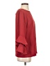 J.Crew 100% Polyester Red 3/4 Sleeve Blouse Size 4 (tall) - photo 4
