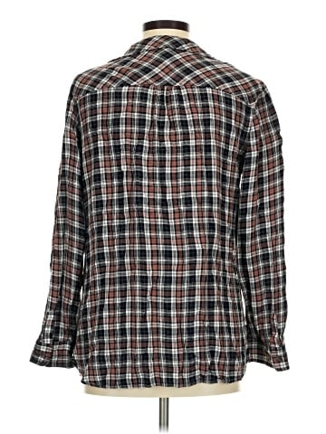 Isabel Maternity 3/4 Sleeve Button-Down Shirt (view 2)