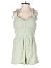 Derek Heart 100% Cotton Solid Green Romper Size M - photo 1
