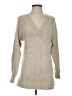 LC Lauren Conrad Metallic Silver Pullover Sweater Size XS - photo 1