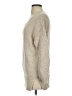 LC Lauren Conrad Metallic Silver Pullover Sweater Size XS - photo 5