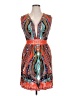 AGB Paisley Orange Cocktail Dress Size 14 Petite - photo 1