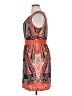 AGB Paisley Orange Cocktail Dress Size 14 Petite - photo 5