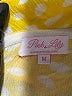 Pink Lily 100% Rayon Print Yellow Romper Size M - photo 4