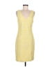St. John Print Yellow Casual Dress Size 8 - photo 1