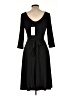 Leota Solid Black Cocktail Dress Size L - photo 2