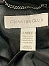 Charter Club 100% Polyester Argyle Black Jacket Size L - photo 6