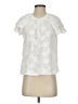 Dylan 100% Cotton Ivory Short Sleeve Blouse Size XS - photo 1