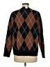 Ann Taylor LOFT Outlet Argyle Brown Pullover Sweater Size M - photo 2