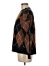 Ann Taylor LOFT Outlet Argyle Brown Pullover Sweater Size M - photo 5