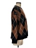 Ann Taylor LOFT Outlet Argyle Brown Pullover Sweater Size M - photo 4