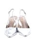 Sam Edelman Metallic Silver Heels Size 7 - photo 2