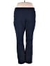 Coral Bay Solid Blue Active Pants Size 16 - photo 1
