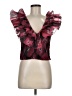Ollari 100% Polyester Burgundy Sleeveless Blouse Size M - photo 1