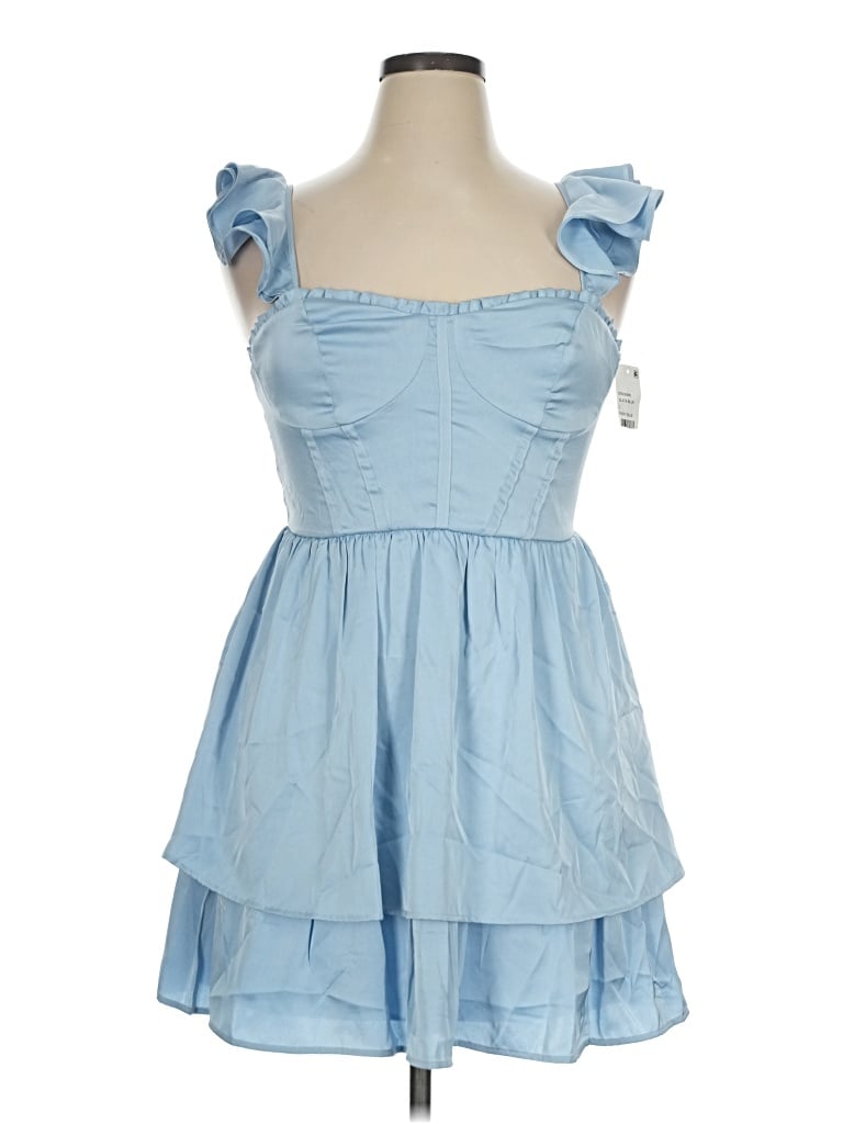 Pre-owned Crystal Doll Casual Dress In Blue