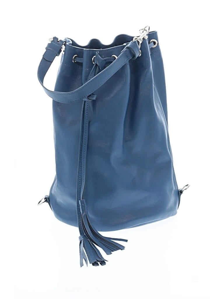 Pre-owned Assorted Brands Bucket Bag In Blue
