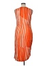 Cato Stripes Orange Cocktail Dress Size XL - photo 2
