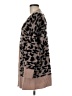 Debut 100% Viscose Animal Print Brown Cardigan Size M - photo 5