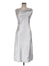 Bebe 100% Polyester Metallic Silver Cocktail Dress Size M - photo 1