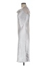 Bebe 100% Polyester Metallic Silver Cocktail Dress Size M - photo 5