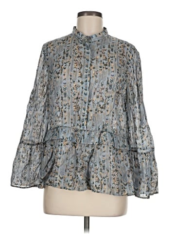 Reiss Long Sleeve Blouse (view 1)