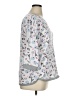 Cuddl Duds Silver 3/4 Sleeve Blouse Size XL - photo 4
