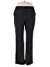 Perry Ellis Solid Black Dress Pants Size 16 - photo 1