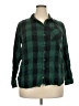 True Craft Plaid Green Long Sleeve Button-Down Shirt Size 2X - photo 1